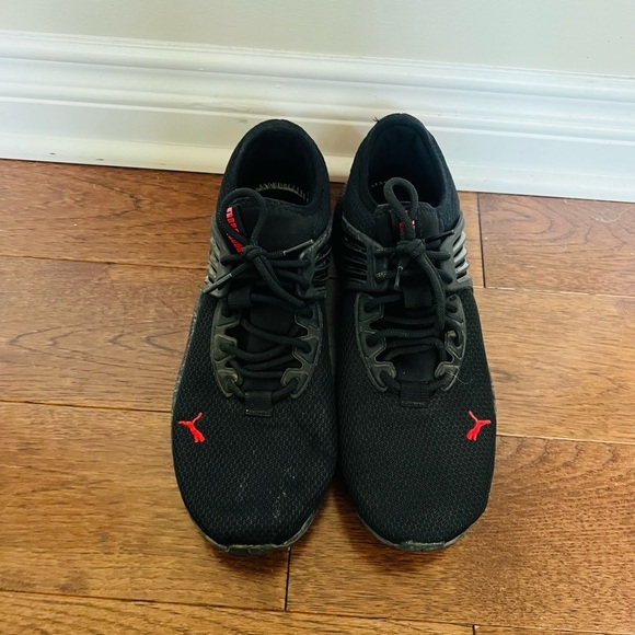 Puma Black and Red Men's Sneakers - Picture 2 of 9